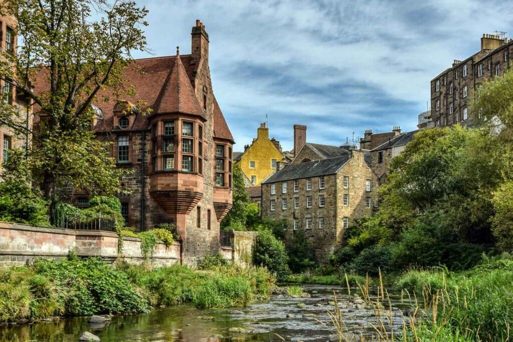 Dean Village in Edinburgh