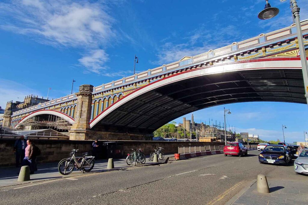 North Bridge seen from the train station
