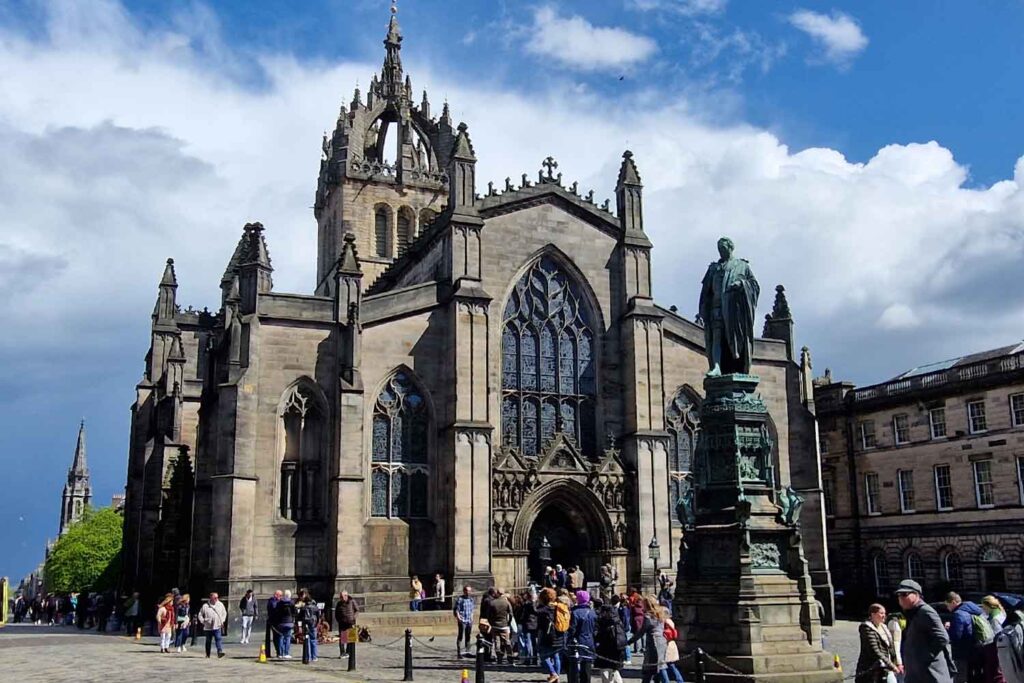 St Giles' Cathedral in Edinburgh's Royal Mile