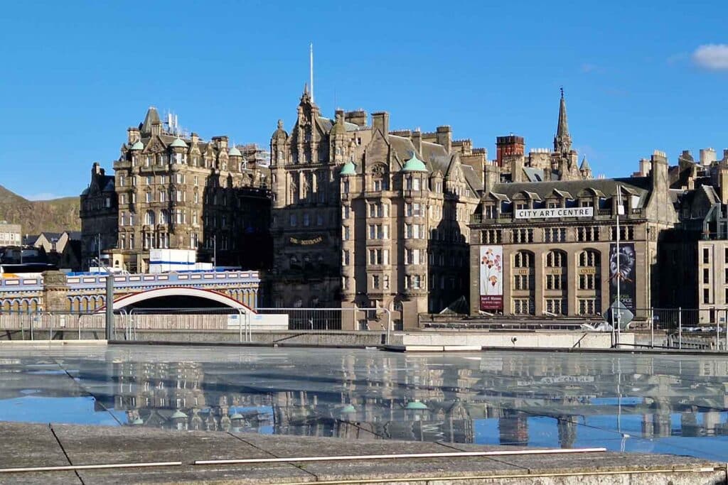 Edinburgh's Old Town from Princes Street