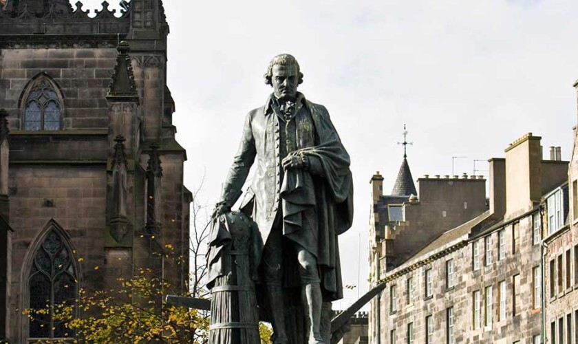 Adam Smith on Edinburgh's Royal Mile