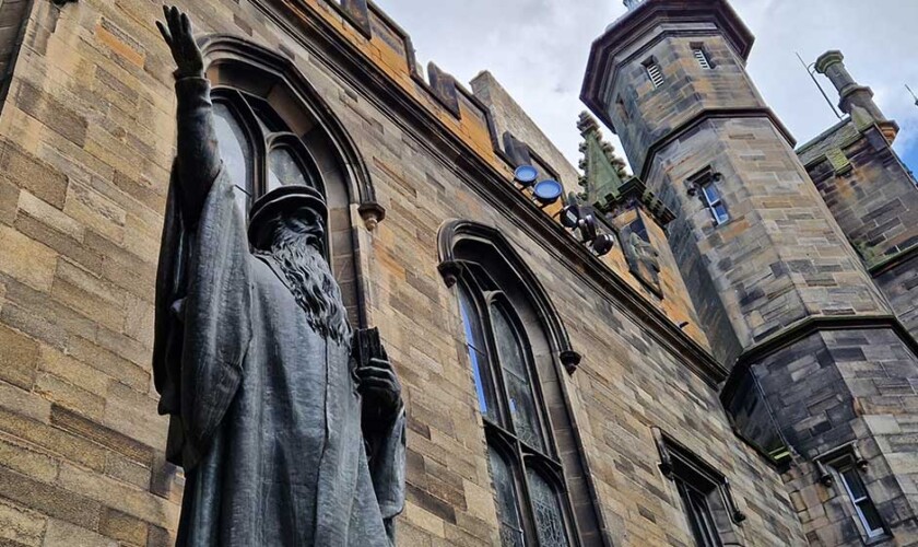 Statue of John Knox of Edinburgh