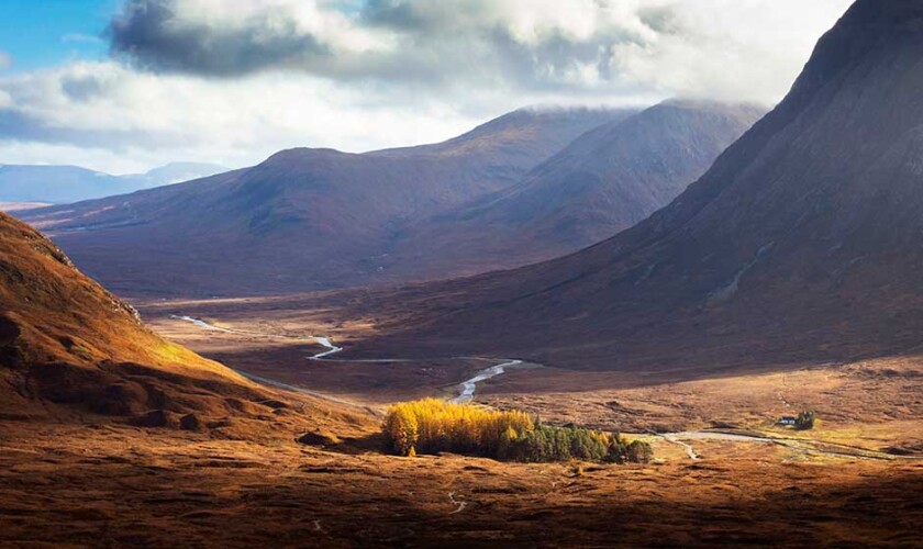 Scottish Highlands during the tour