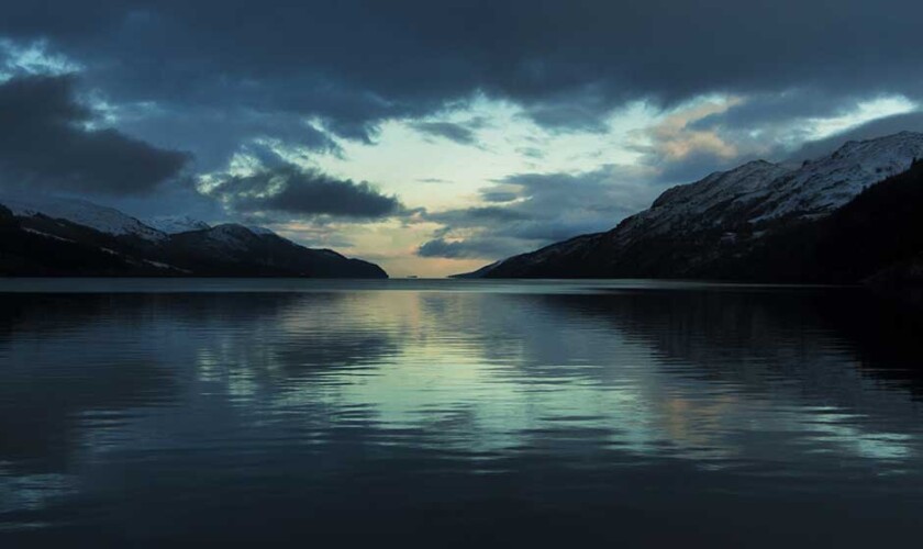 Loch Ness at night