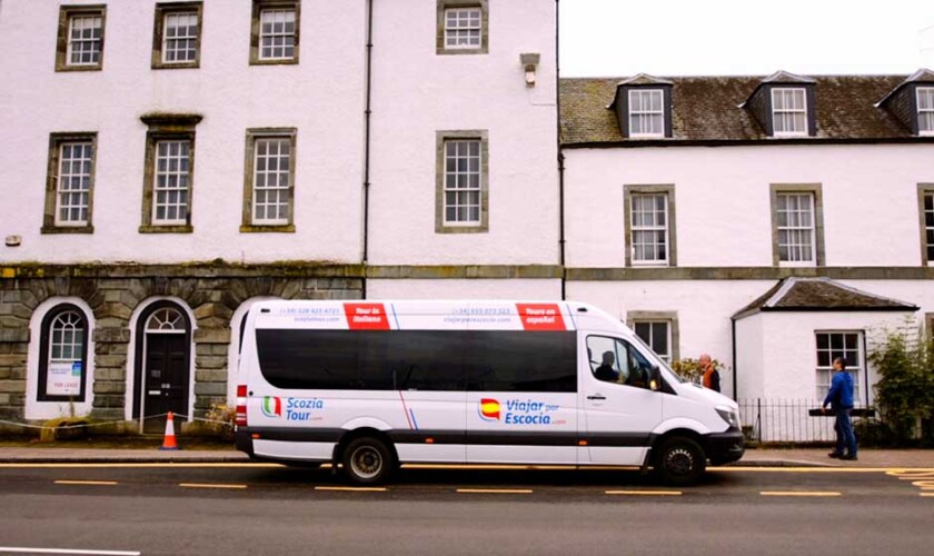 Minibus from the Loch Ness tour