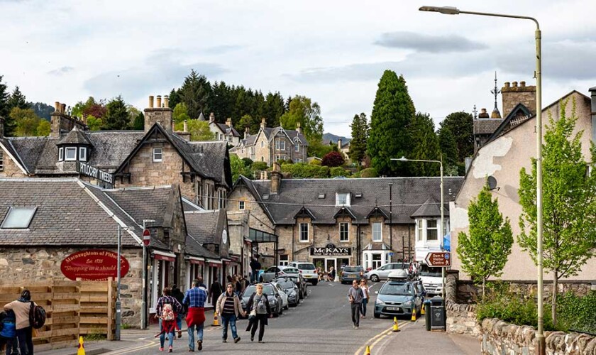 Pitlochry on the way back from Loch Ness and Inverness