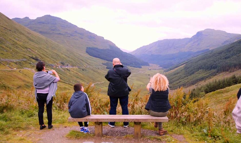 Scenic stop to take photos
