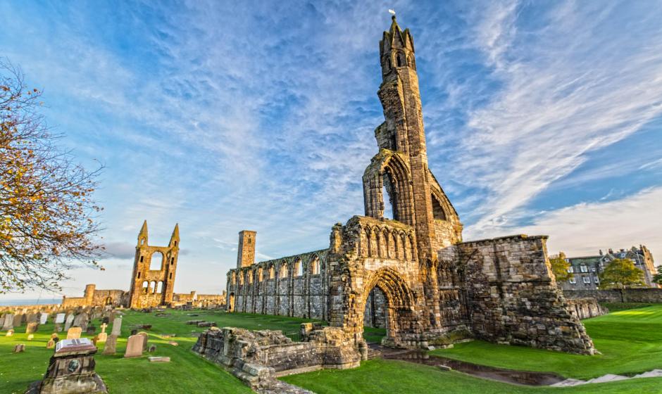 St Andrews Cathedral in St. Andrews, Scotland St Andrews Cathedral in St. Andrews, Scotland