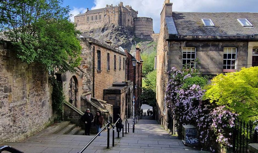 The Vennel on the Edinburgh guided tour