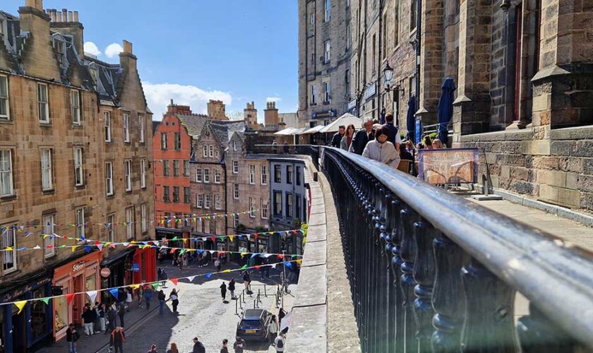 View of Victoria Street from Victoria Terrace