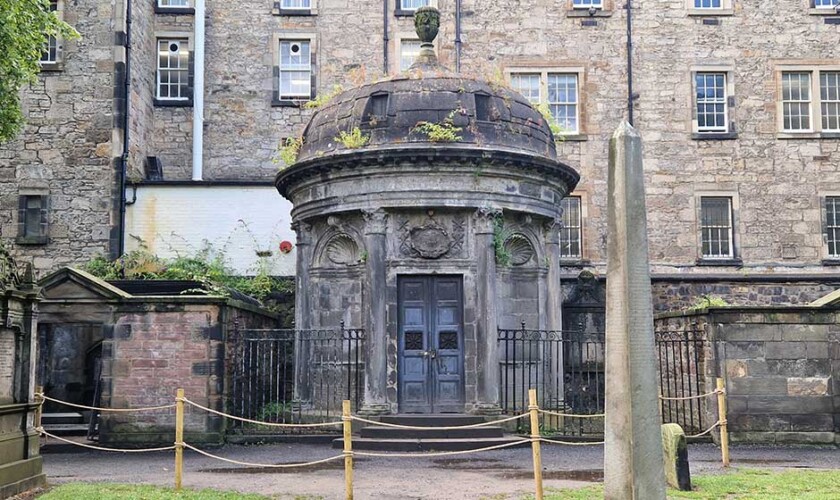 Greyfriars cemetery mausoleum