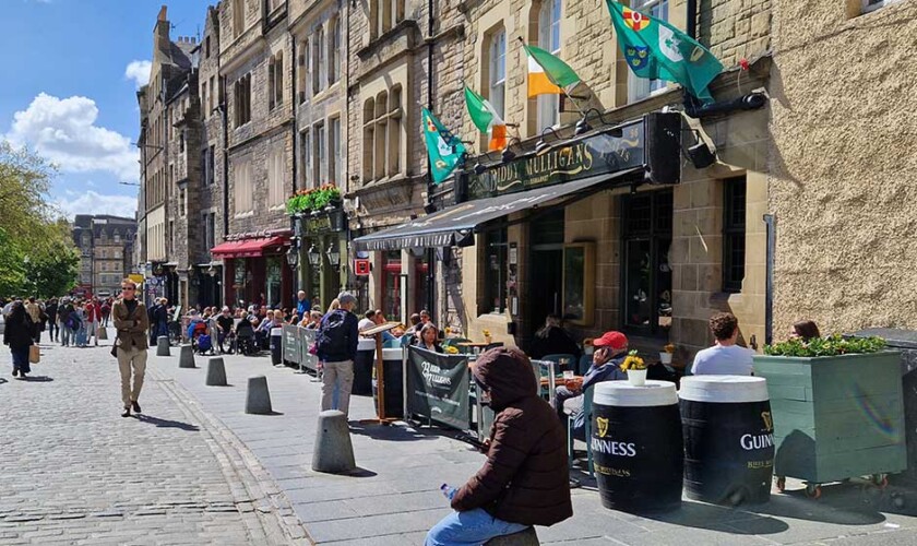 Grassmarket terraces Edinburgh
