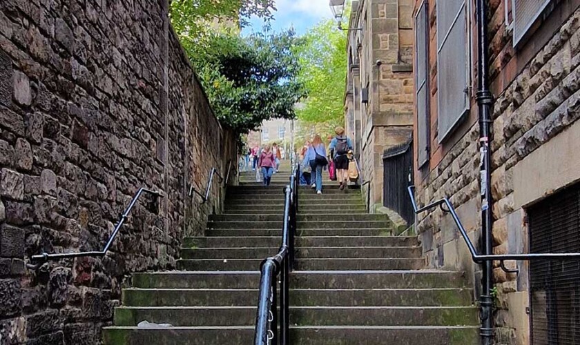 The Vennel on the Edinburgh free tour