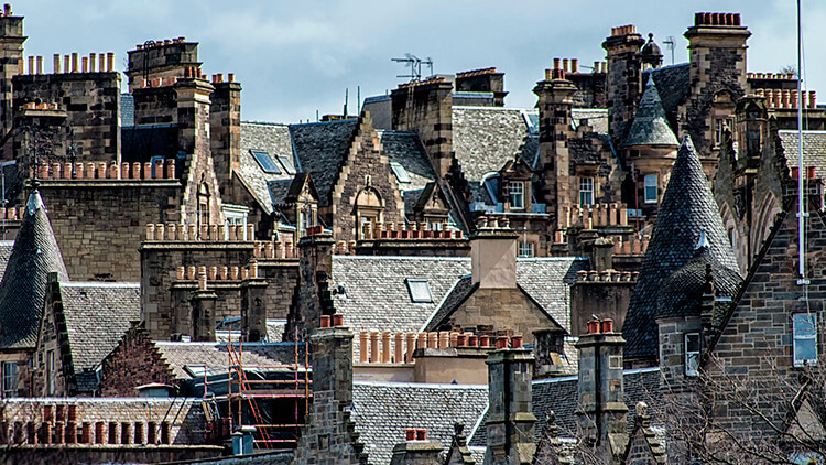 Roofs - Edinburgh old town