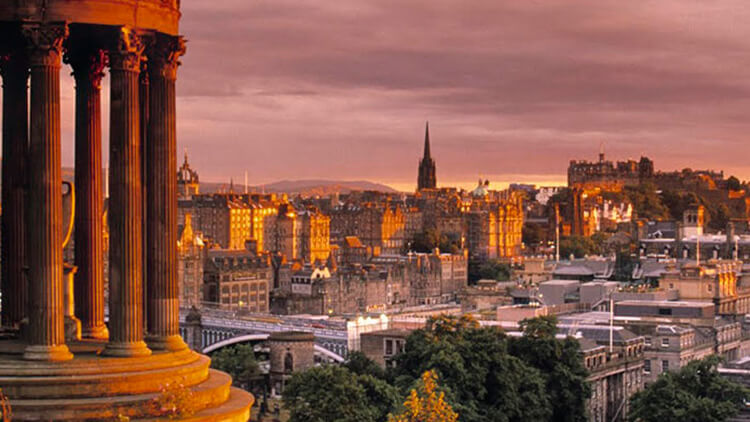 Edinburgh from Calton hill