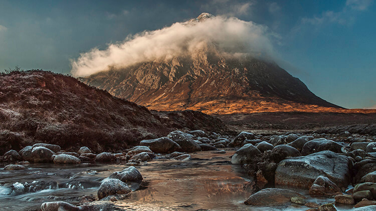 Glencoe valley landscape