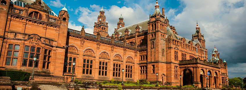 Kelvingrove museum in Glasgow city