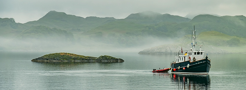 boat in loch Ness